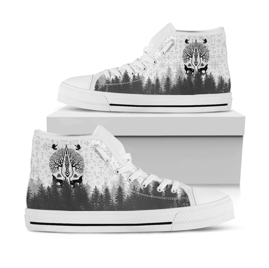viking-high-top-shoes-viking-spear-of-odin-forest