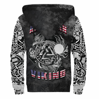Viking Clothing Hati and Skoll Norse American Viking Sherpa Hoodie RLT12 - Wonder Print Shop