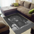 Viking Area Rug Viking Odin Raven and Wolf Valknut RLT12 - Wonder Print Shop