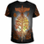 Viking Clothing Yggdrasil Raven and Wolf T Shirt RLT12 - Wonder Print Shop