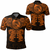 Viking Clothing Viking Dragon and Wolf Tattoo Orange Polo Shirt RLT12 - Wonder Print Shop