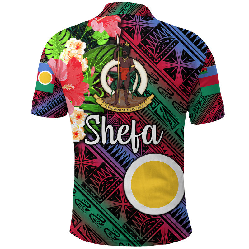 Vanuatu Shefa Polo Shirt Independence Be Proud LT8 - Wonder Print Shop
