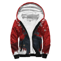 Iceland Christmas Sherpa Hoodie Beware Jolakotturinn - Wonder Print Shop