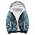 Native American Sherpa Hoodie Kokopelli Mix Navajo Pattern - Wonder Print Shop