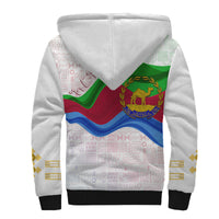 Eritrea Independence Day Sherpa Hoodie Ethnic African Pattern - White - Wonder Print Shop
