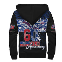 Samoa Personalised Sherpa Hoodie 60th Independence Anniversary - Wonder Print Shop