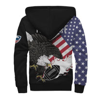 Personalised USA Rugby Sevens Sherpa Hoodie The Eagles - Wonder Print Shop