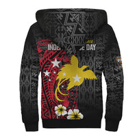 Papua New Guinea Independence Sherpa Hoodie PNG Kumuls - Tribal Crocodile - Wonder Print Shop