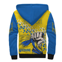 Personalised Ukraine Sherpa Hoodie 31st Independence Anniversary - Wonder Print Shop