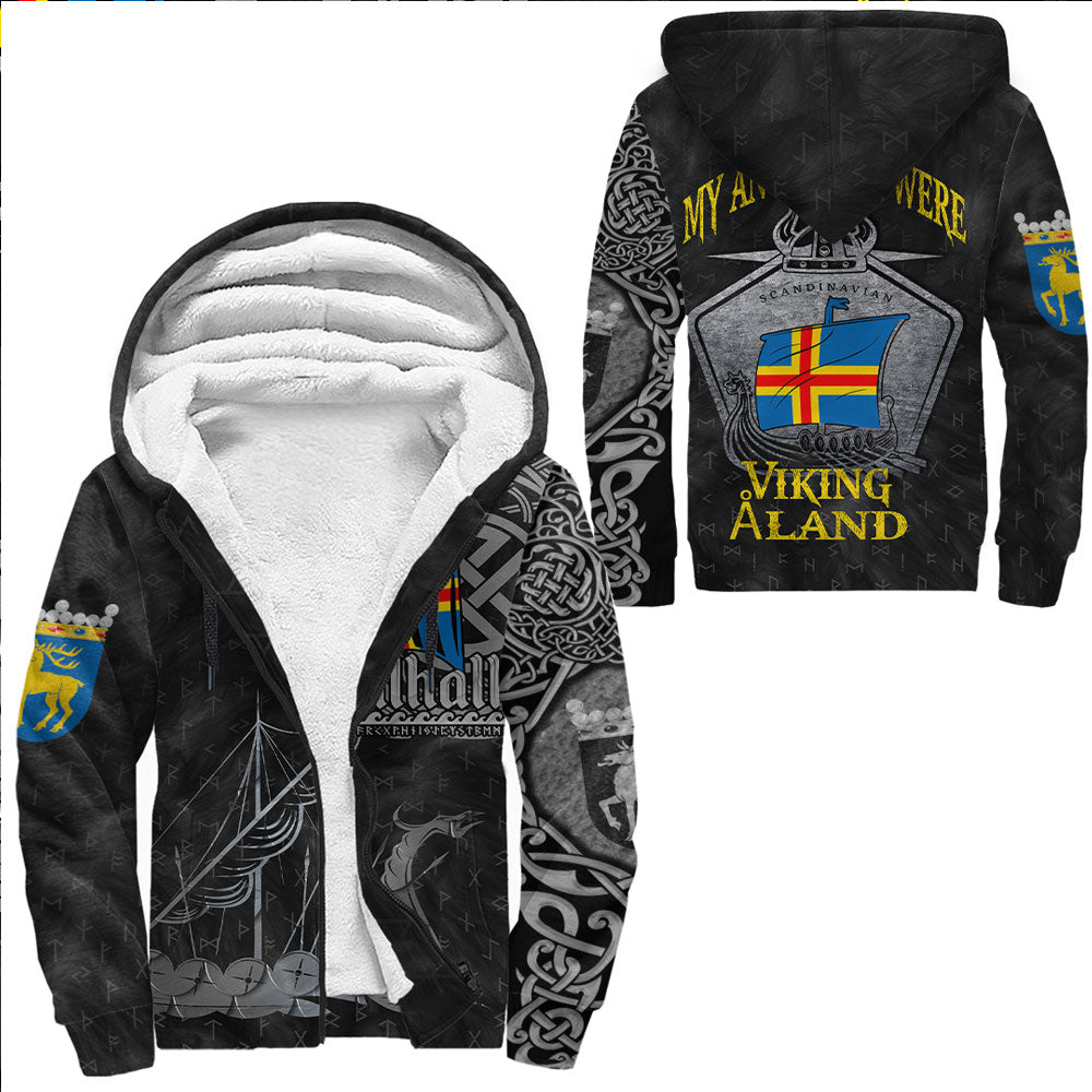 Viking Clothing Viking land Drakkar Sherpa Hoodie RLT12 - Wonder Print Shop