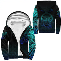 Viking Clothing Viking Fenrir Norse 3D Special Sherpa Hoodie RLT12 - Wonder Print Shop