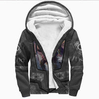 Viking Clothing Armor 3D Style Viking Odin Sherpa Hoodie RLT12 - Wonder Print Shop