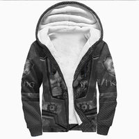Viking Clothing Armor 3D Style Viking Odin Tattoo Sherpa Hoodie RLT12 - Wonder Print Shop