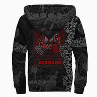 Viking Clothing Viking Drakkar Denmark Warship Sherpa Hoodie RLT12 - Wonder Print Shop