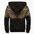 Viking Clothing Viking Odin's Celtic Two Ravens Gold Version Sherpa Hoodie RLT12 - Wonder Print Shop