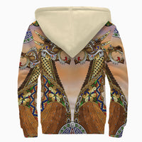 Viking Clothing Drakkar Viking Ship Sherpa Hoodie RLT12 - Wonder Print Shop