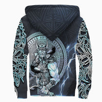 Viking Clothing Viking Thor Norse God of Thunder Sherpa Hoodie RLT12 - Wonder Print Shop