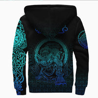 Viking Clothing Viking Fenrir Norse 3D Special Sherpa Hoodie RLT12 - Wonder Print Shop
