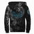 Viking Sherpa Hoodie - Raven Of Odin Cyan RLT12 - Wonder Print Shop