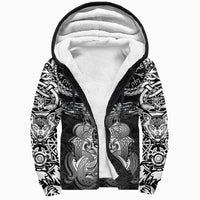 Viking Sherpa Hoodie - Dragon Tattoo RLT12 - Wonder Print Shop