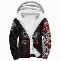 (Custom) Viking Odin Viking Sherpa Hoodie Blood RLT12 - Wonder Print Shop