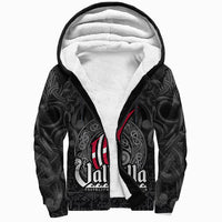 (Custom) Viking Sherpa Hoodie - Denmark Odin And Drakkar RLT12 - Wonder Print Shop