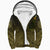 Viking Sherpa Hoodie, Ethnic Odin Raven Gold RLT12 - Wonder Print Shop