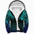 Viking Sherpa Hoodie - Hati and Skoll Tattoo Cyan RLT12 - Wonder Print Shop