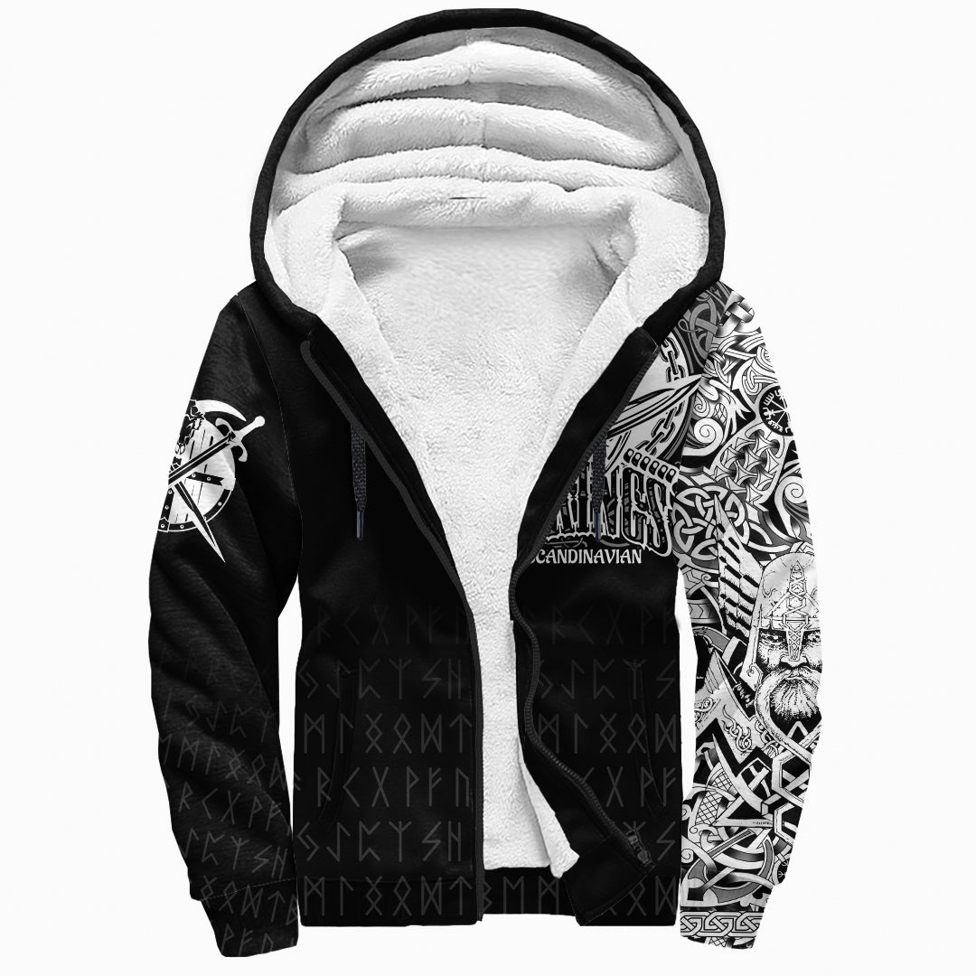 Viking Sherpa Hoodie - The Viking World Tour RLT12 - Wonder Print Shop