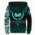 Viking Sherpa Hoodie Three Raven and Valknut Cyan RLT12 - Wonder Print Shop