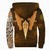 Viking Sherpa Hoodie Gold Spear Of The God Odin - Gungnir and Two Gold Ravens RLT12 - Wonder Print Shop