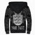 (Custom) Viking Sherpa Hoodie - Denmark Odin And Drakkar RLT12 - Wonder Print Shop