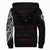Viking Sherpa Hoodie - Double Dragon Tattoo and Vegvisir Blood RLT12 - Wonder Print Shop