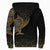 Viking Sherpa Hoodie Owl Celtic On Triskele Background RLT12 - Wonder Print Shop