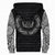 Viking Sherpa Hoodie - Huginn and Muniin With Mjolnir RLT12 - Wonder Print Shop