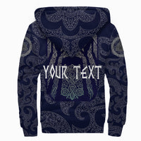 (Custom) Viking Sherpa Hoodie Odin God Tattoo RLT12 - Wonder Print Shop
