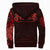 Viking Sherpa Hoodie - Fenrir Wolf Red RLT12 - Wonder Print Shop