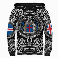 Viking Sherpa Hoodie - Iceland Viking Pattern RLT12 - Wonder Print Shop