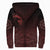 Viking Sherpa Hoodie, Ethnic Odin Raven Red RLT12 - Wonder Print Shop