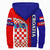 Croatia Flag Sherpa Hoodie - Wonder Print Shop
