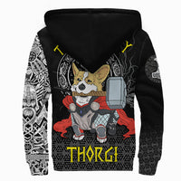 Viking Sherpa Hoodie - The Mighty Thorgi RLT12 - Wonder Print Shop