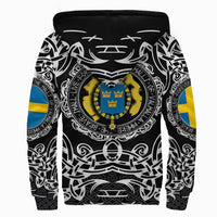 Viking Sherpa Hoodie - Sweden Viking Pattern RLT12 - Wonder Print Shop