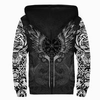 Viking Sherpa Hoodie - Dragon Tattoo RLT12 - Wonder Print Shop
