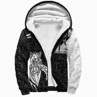 (Custom) Viking Sherpa Hoodie - Skoll And Hati New Style RLT12 - Wonder Print Shop