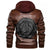 Viking Shield Triple Horn Leather Jacket RLT12 - Wonder Print Shop