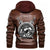 Viking Shield With Deer Crest and Crossing Swords Leather Jacket RLT12 - Wonder Print Shop