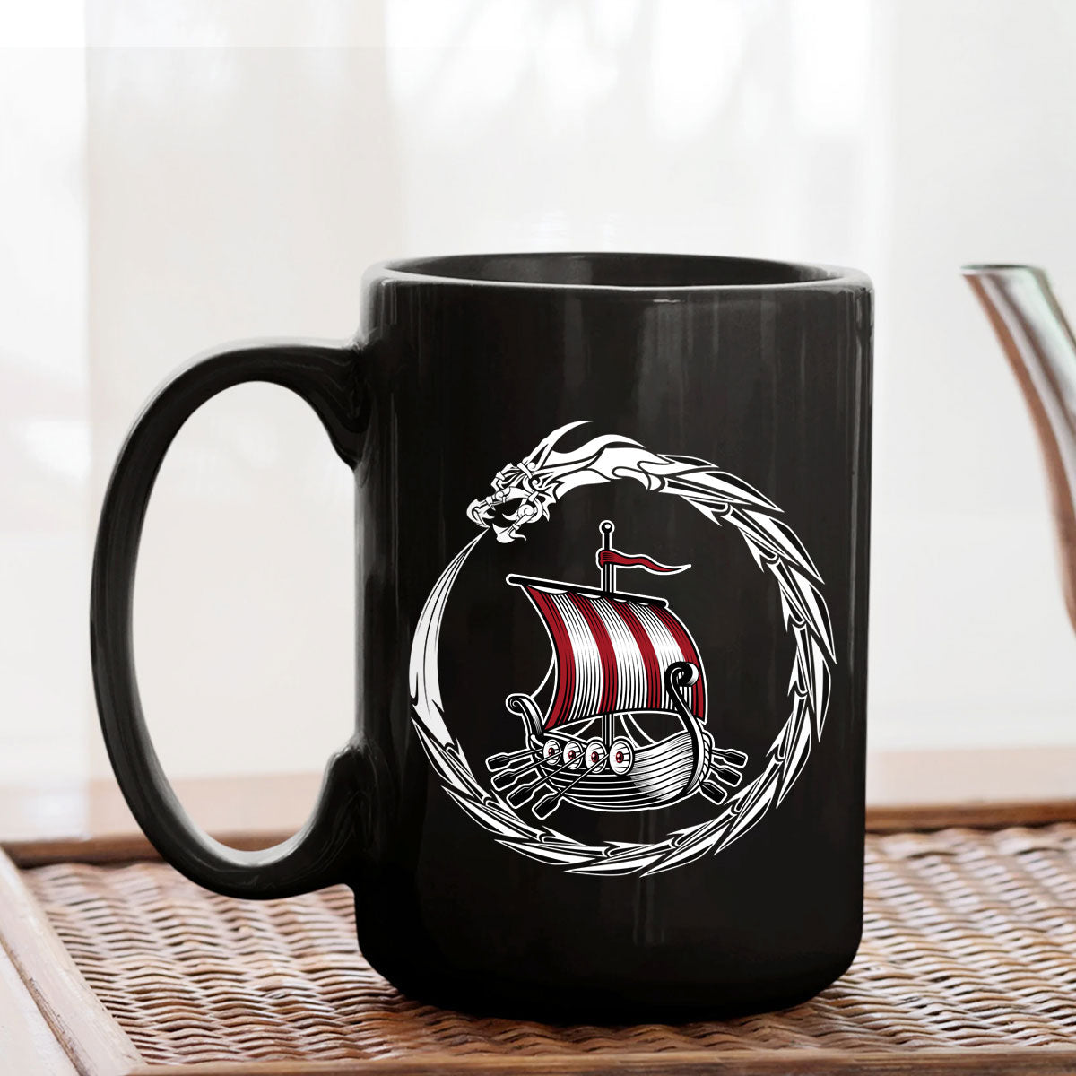 viking-mug-raven-with-open-wings-sacred-sign-of-viking-mug