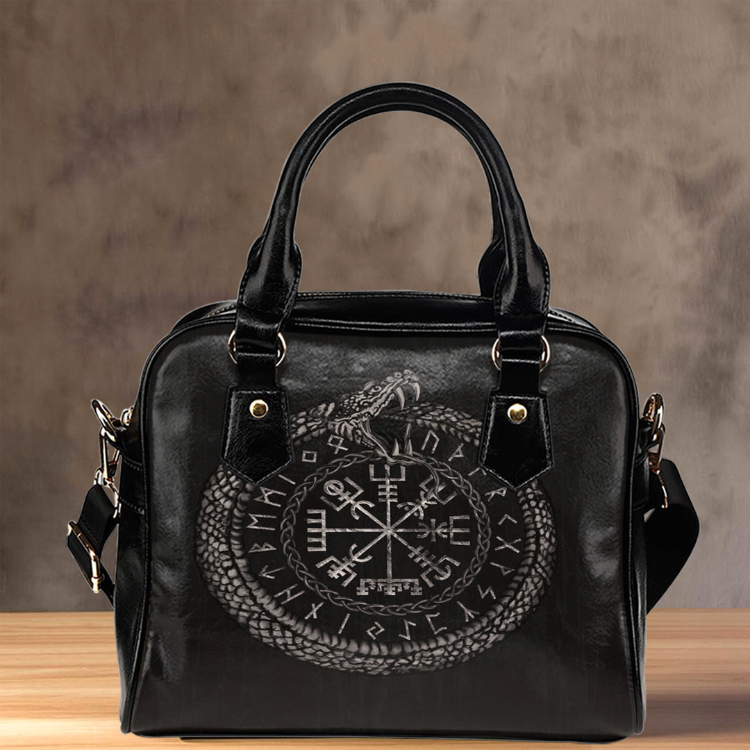 viking-shoulder-handbag-viking-vegvisir-with-ouroboros-and-runes-shoulder-handbag