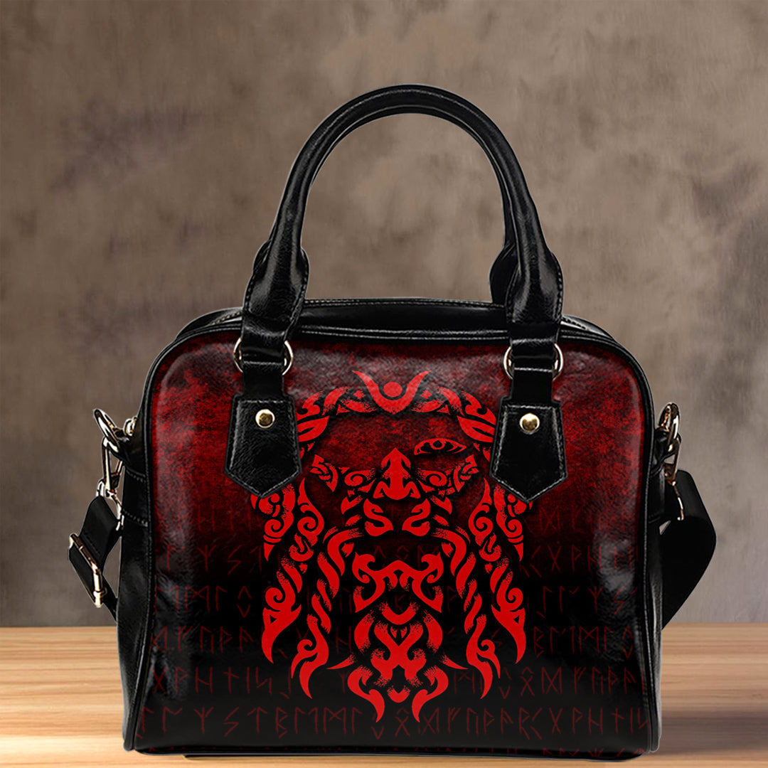 viking-shoulder-handbag-viking-god-odin-allfather-in-asgard-raven-god-red-version-shoulder-handbag
