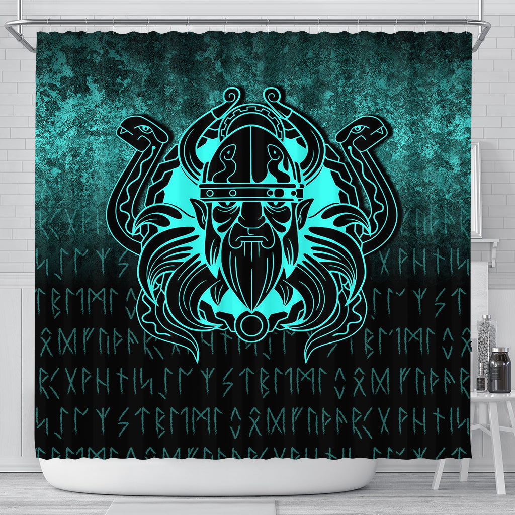 viking-shower-curtain-nordic-warrior-valhalla-norse-cyan-version-shower-curtain